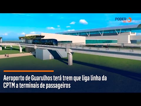 Aeroporto de Guarulhos terá trem que liga linha da CPTM a terminais de passageiros