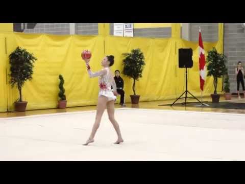 Trillium Rhythmic 2015 - Daria Sokolova - Ball - National Junior