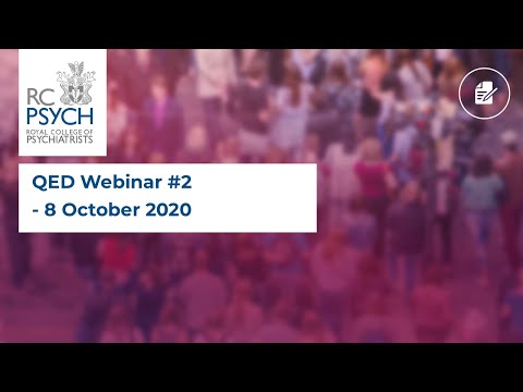 QED Webinar #2 - 8 October 2020