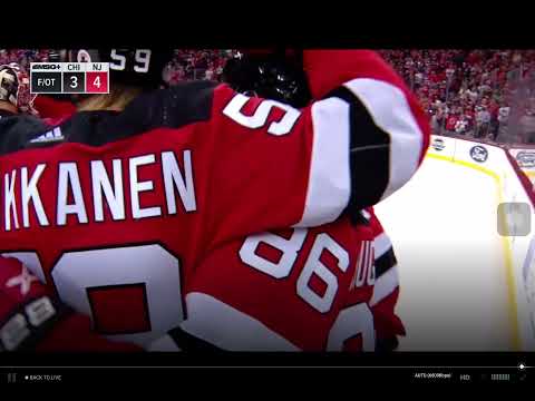 Jack Hughes overtime goal vrs Lankinen on Blackhawks Oct 15, 2021