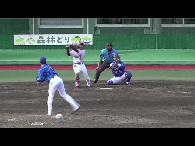 【ファーム】豪快な一発!! イーグルス・武藤敦貴 センター方向への今季初ホームラン!! 2025年6月4日 東北楽天ゴールデンイーグルス 対 横浜DeNAベイスターズ