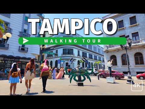 Walking Through Tampico 🇲🇽 | Mexico's Hidden Gem in 4K with Captions