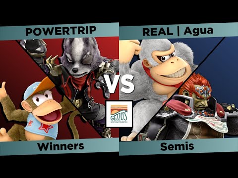 Gezzo's Smash Winners Semis - POWERTRIP (Wolf, Diddy Kong) vs Agua (DK, Ganondorf) - SSBU Tournament
