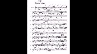 transcription du Solo de Joe Lovano "Budo" (Bb)