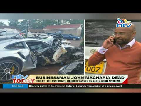 SK Macharia’s son dies in road crash