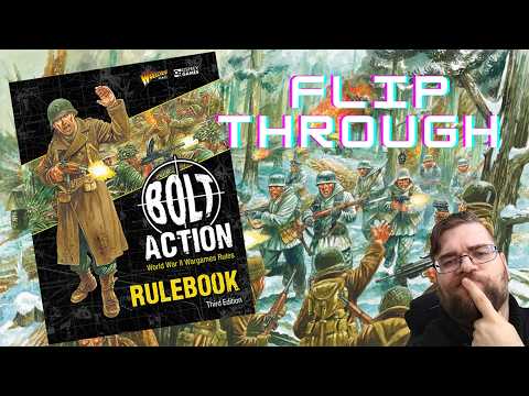 My first thoughts about Bolt Action: Third Edition Rulebook - Overview/Flip through