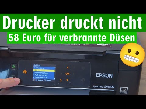 Epson Drucker druckt nicht โญ Druckkopf trotz neuer Tintenpatronen defekt ๐ neuen Drucker kaufen