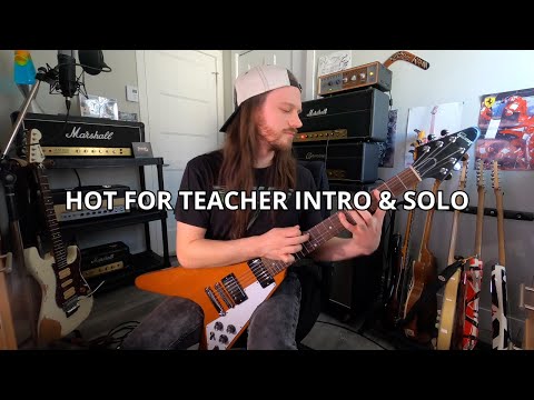 Van Halen Hot For Teacher Intro & Guitar Solo