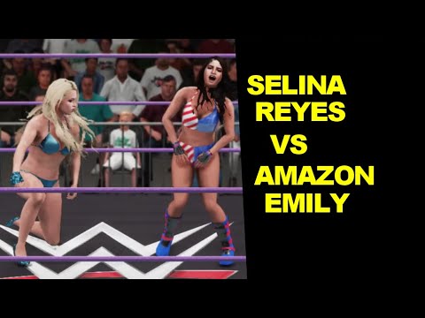 WWE 2K18 Amazon Emily vs Selina Reyes - Extreme Rules