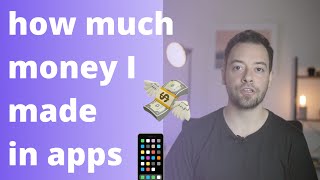 How much money I've made from apps in the appstore