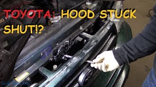How To Open A Hood That Is Stuck Shut - Toyota