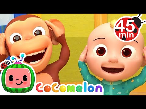 Hode, skulder, kne og tå | Vuggesanger for Babyer | CoComelon Norsk