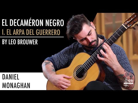 Leo Brouwer's "El Decaméron Negro: El Arpa Del Guerrero" played by Daniel Monaghan on  Sakurai-Kohno