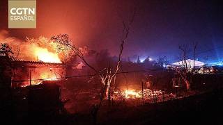 Una ola de calor aviva los incendios en Francia, España y Argelia