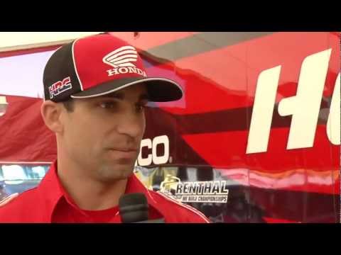 Monster Energy Cup - Justin Brayton Ready to Race in Red