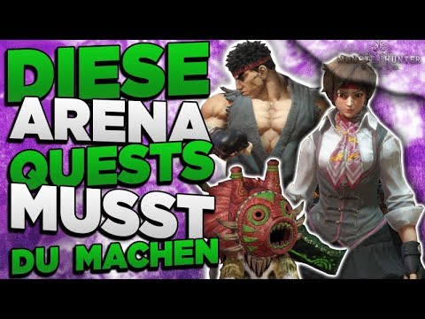 Monster Hunter World - Alle Arena Quests die Rüstungen & Dekos geben - MHW 2019