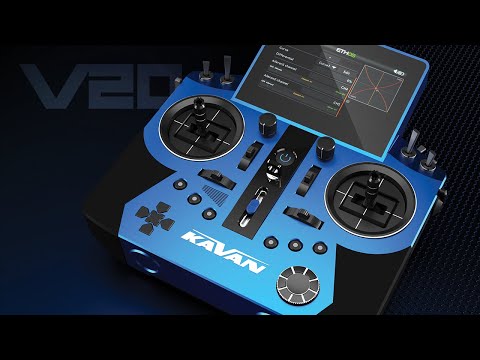 BRAND NEW 24-channel RC transmitter KAVAN V20 with operating system ETHOS™