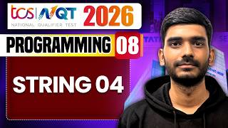 TCS NQT 2026 | Programming 08 | String 04 | TCS NQT Preparation