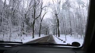 preview picture of video 'Havelchaussee Berlin Grunewald | Winterfahrt im Range Rover P38'