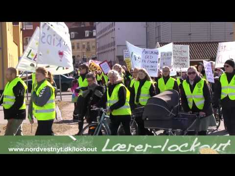 Lærer-Lockout - Demonstration i Holbæk