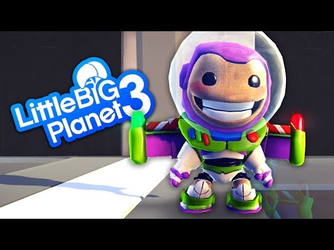 LittleBigPlanet 3 - Run Sackboy - With Disney's Toy Story Buzz Lightyear | EpicLBPTime