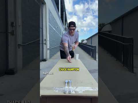 Which player can roll the coin into the fork? 🍴🪙😂