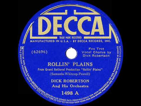1937 Dick Robertson - Rollin’ Plains