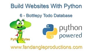 Download the video "Python Web Frameworks: 6 Bottle Todo Database"