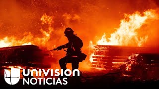 Altas temperaturas, sequía y baja humedad: las condiciones que propagan los incendios en California