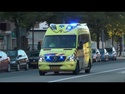 A1, Otaris Ambulance 13-108 [Post West] naar melding in Amsterdam