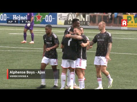 Samenvatting Alphense Boys - Ajax (zaterdag 2 september)
