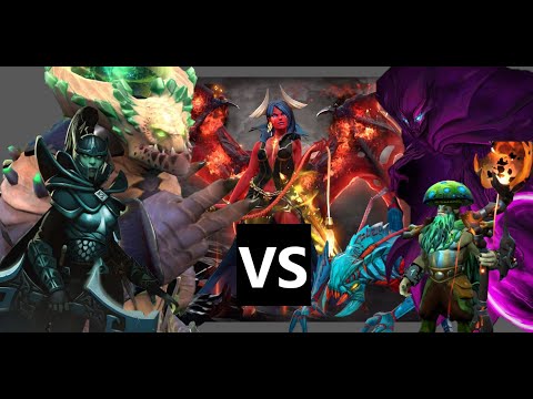 DOTA 2 | NEW QOP ARCANA VS NATURE PROPHET SPAMMER