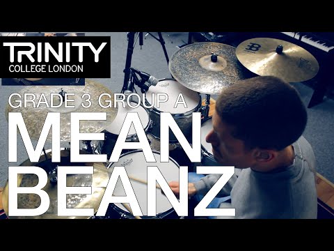 Drum Lesson: Grade 3 Group A - 'Mean Beanz' (Trinity College London Drum Kit 2020-2023)
