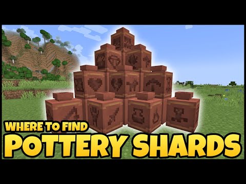 Where To Find POTTERY SHERDS In MINECRAFT