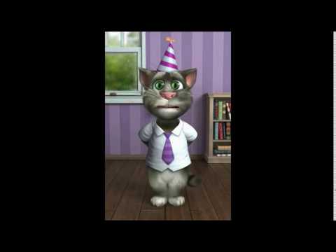 TALKING TOM CAT SINGS HAPPY BIRTHDAY TO TERRY