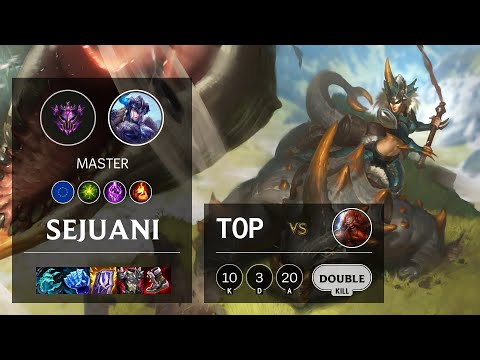 Sejuani Top vs Gragas - EUW Master Patch 11.24b