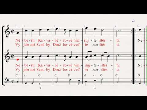 Nebeští kavalérové - Adam Václav Michna z Otradovic - Loutna česká noty