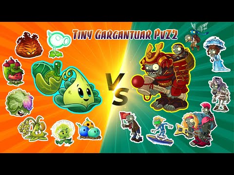 Random 8 Best Team Plants Battlez VS All Gargantuar - PVZ2