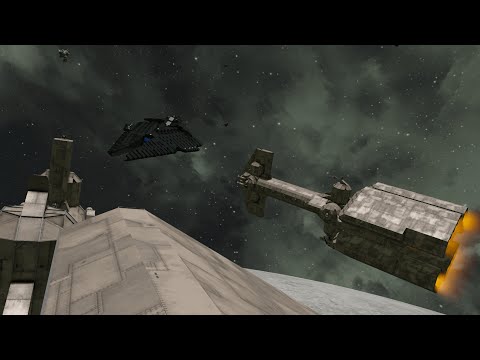 Sith Ambush! [Attack of the Sith Harrower](Space Engineers) Star Wars Battles