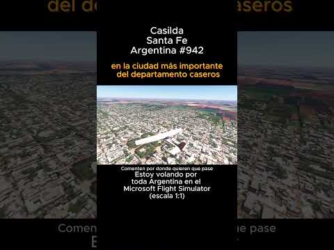 Casilda, Santa Fedesde el Microsoft Flight Simulator #casilda #santafe #msfs #joaha45 #argentina