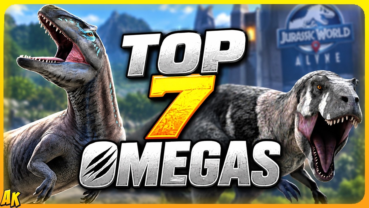 Los MEJORES OMEGAS que DEBES SUBIR para GANAR la ISLA de las PRUEBAS y PvP // Jurassic World Alive