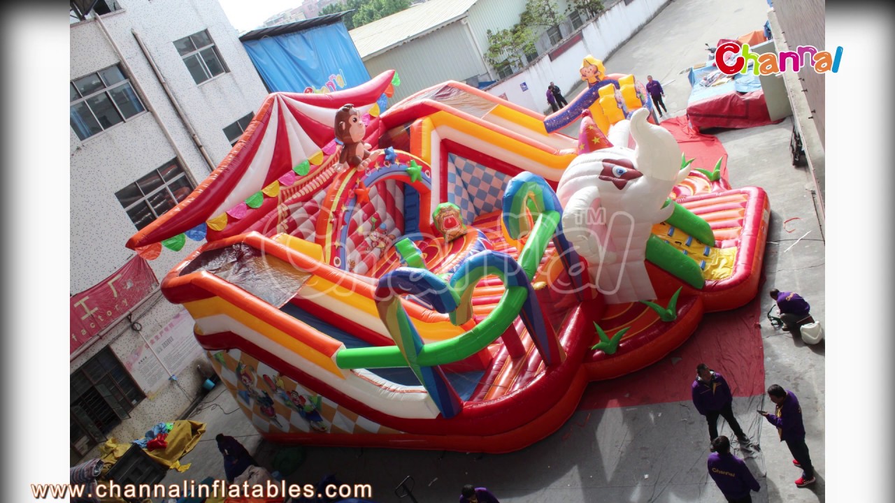 Circus Inflatable Playground - Channal Inflatables
