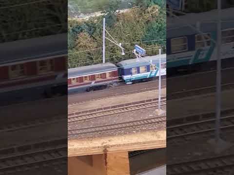 Intercitynotte in transito a Mignanego (plastico di Ronco )