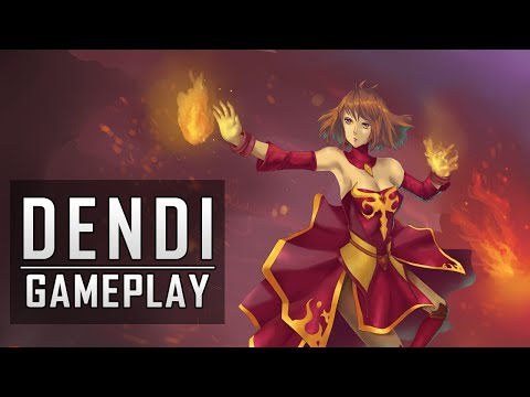 Dendi (Lina) Gameplay Dota 2 MMR