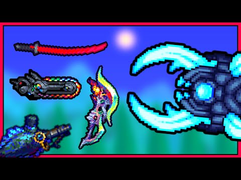 Calamity Lategame/Endgame Weapons in a nutshell