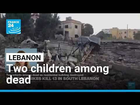 Two children among dead in Israeli strikes on Lebanon