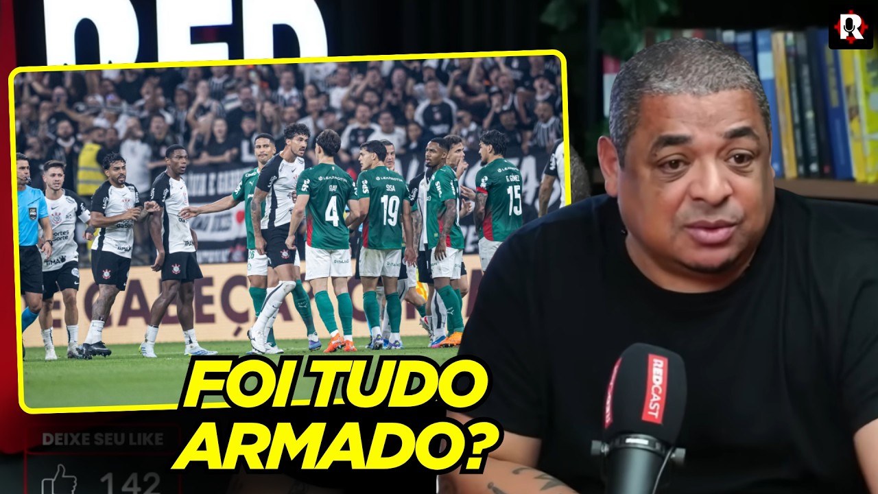 VAMPETA ENTREGA FARSA DA BRIGA CORINTHIANS X PALMEIRAS