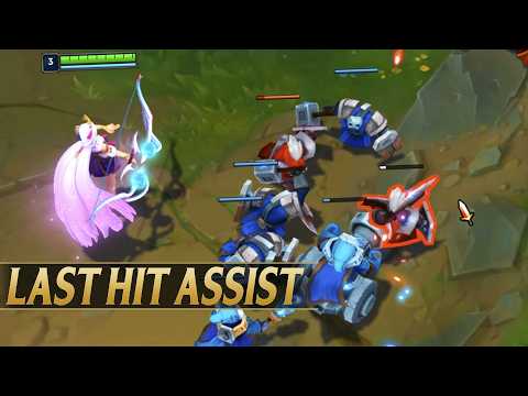 NEW LAST HIT ASSIST FEATURE - Farming Got Easier - League of Legends