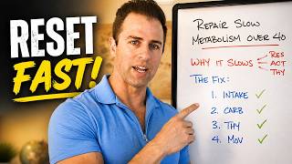 How To Repair A Slow Metabolism Over 40!  [And In Menopause]