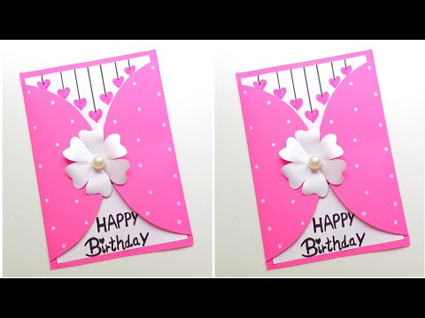 Easy And Beautiful Birthday Card 😍 • How To Make Birthday Card • DIY Happy Birthday Card Idea 2025 